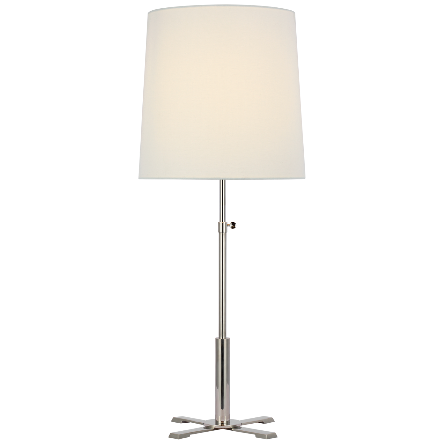 Handsome Visual Comfort Chapman Adjustable Brass Desk Lamp With