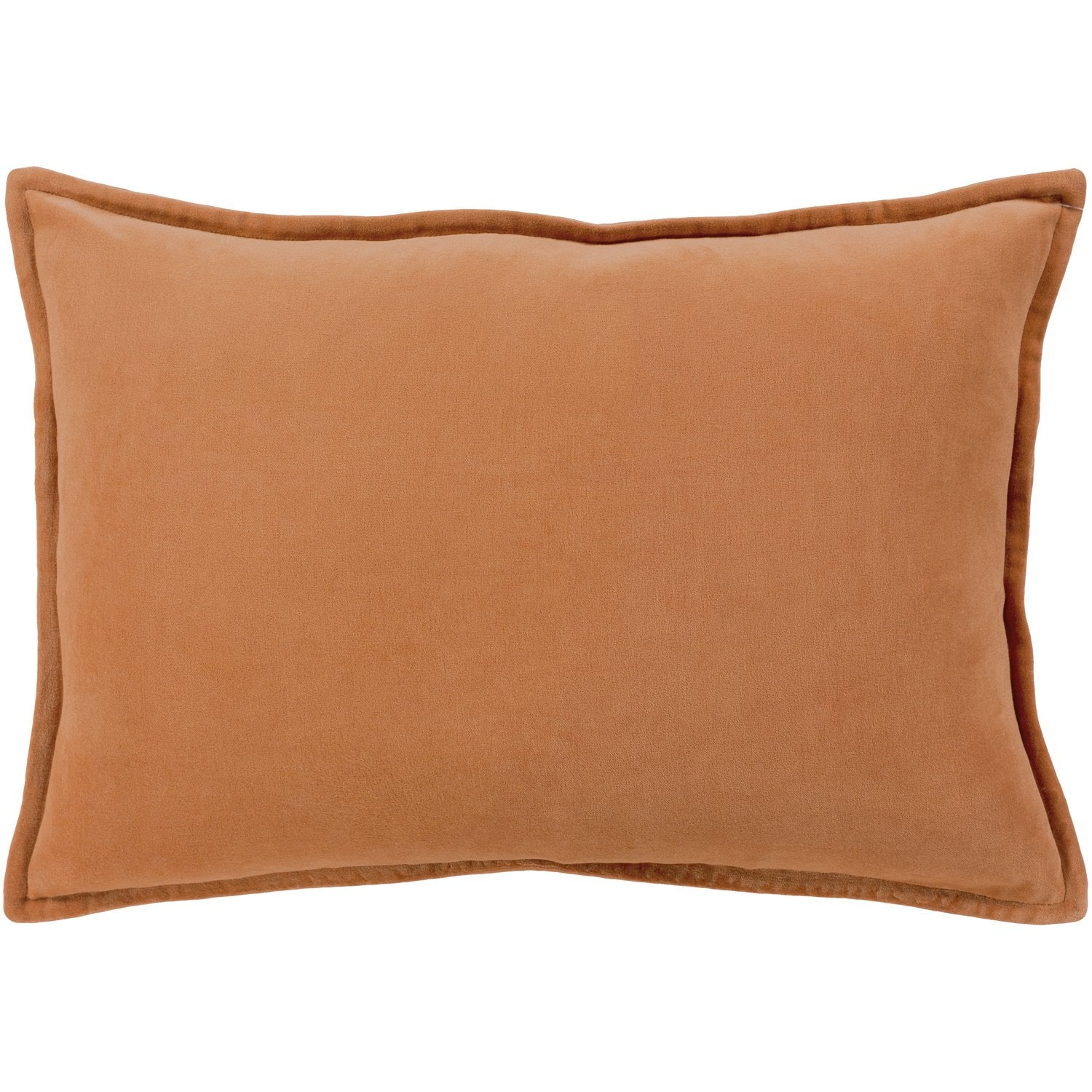 Burnt orange velvet online pillow