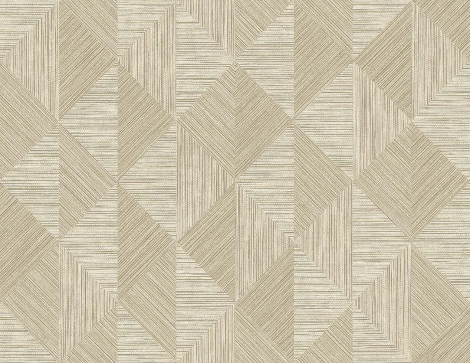 Shop Sample Diamond Inlay Wallpaper In Sandy 