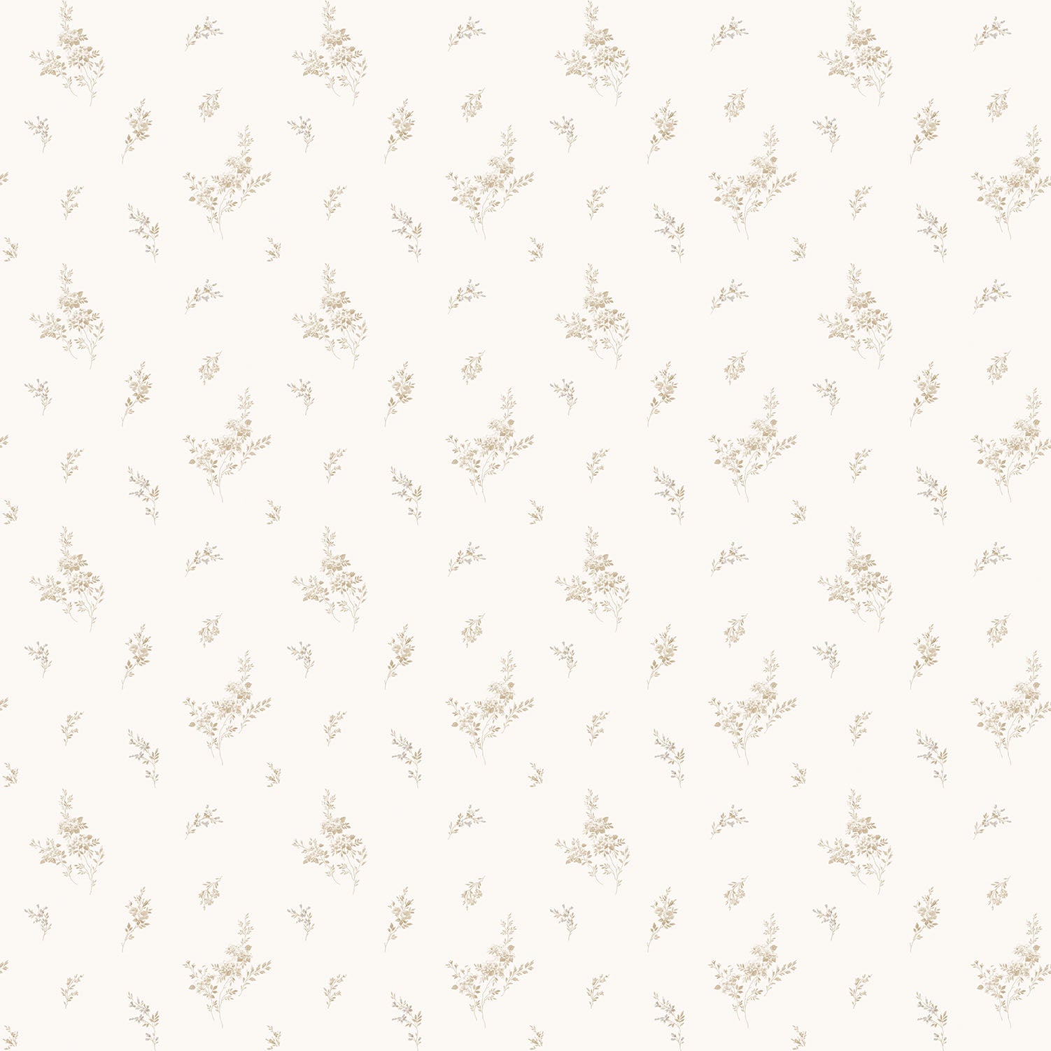 Shop Sample Tiny Roses Beige White Wallpaper From The Miniatures 2 