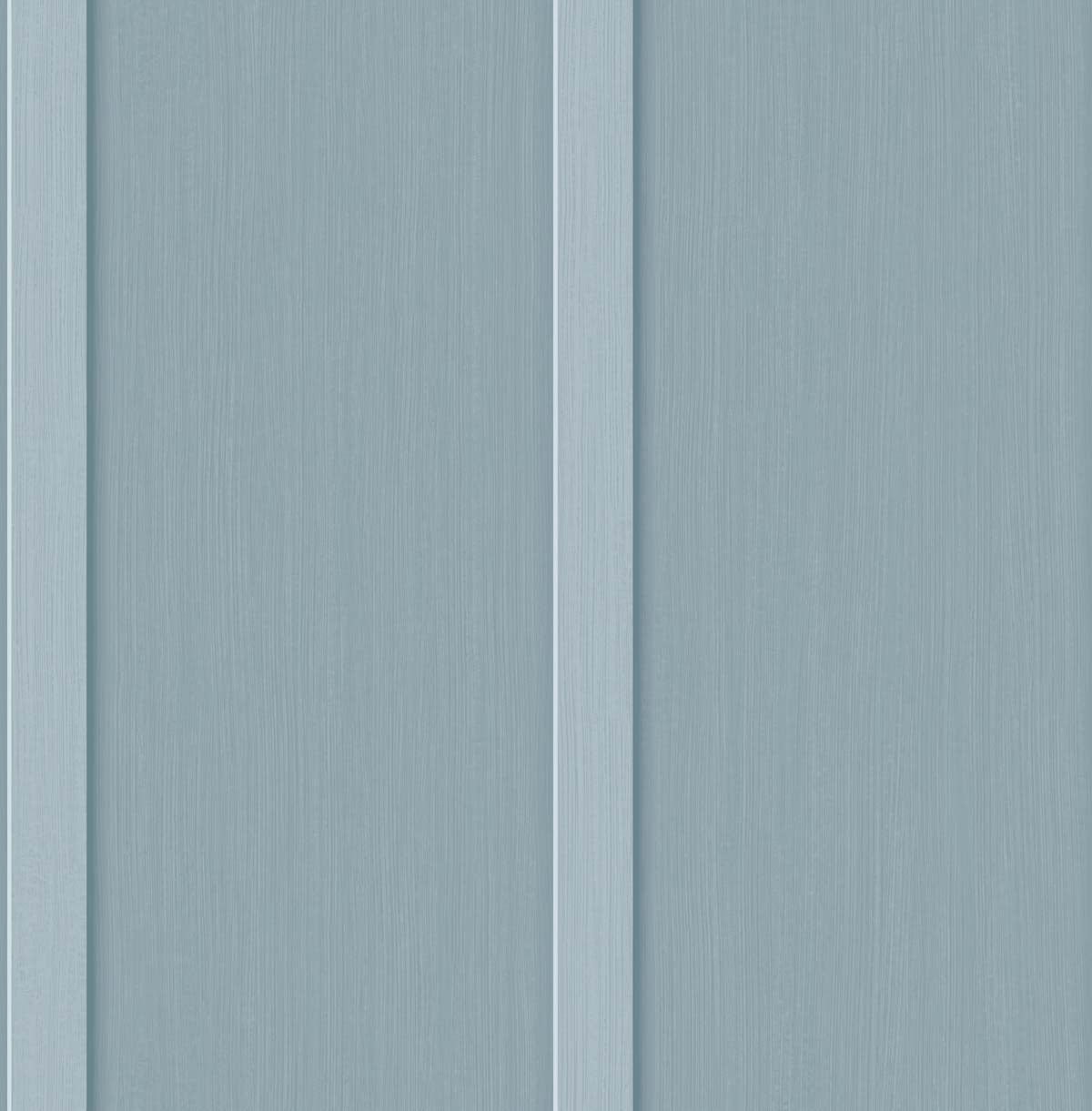 Shop Faux Board & Batten Peel-and-Stick Wallpaper in Blue Stream