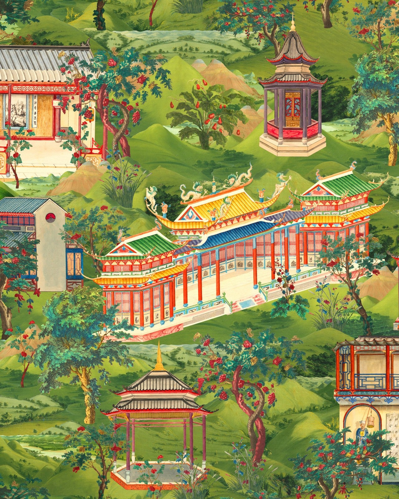 Chinese wallpaper, Art and collections