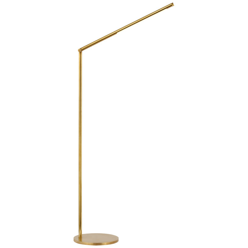 Visual Comfort Signature Flore LED Floor Lamp in Soft Brass finish