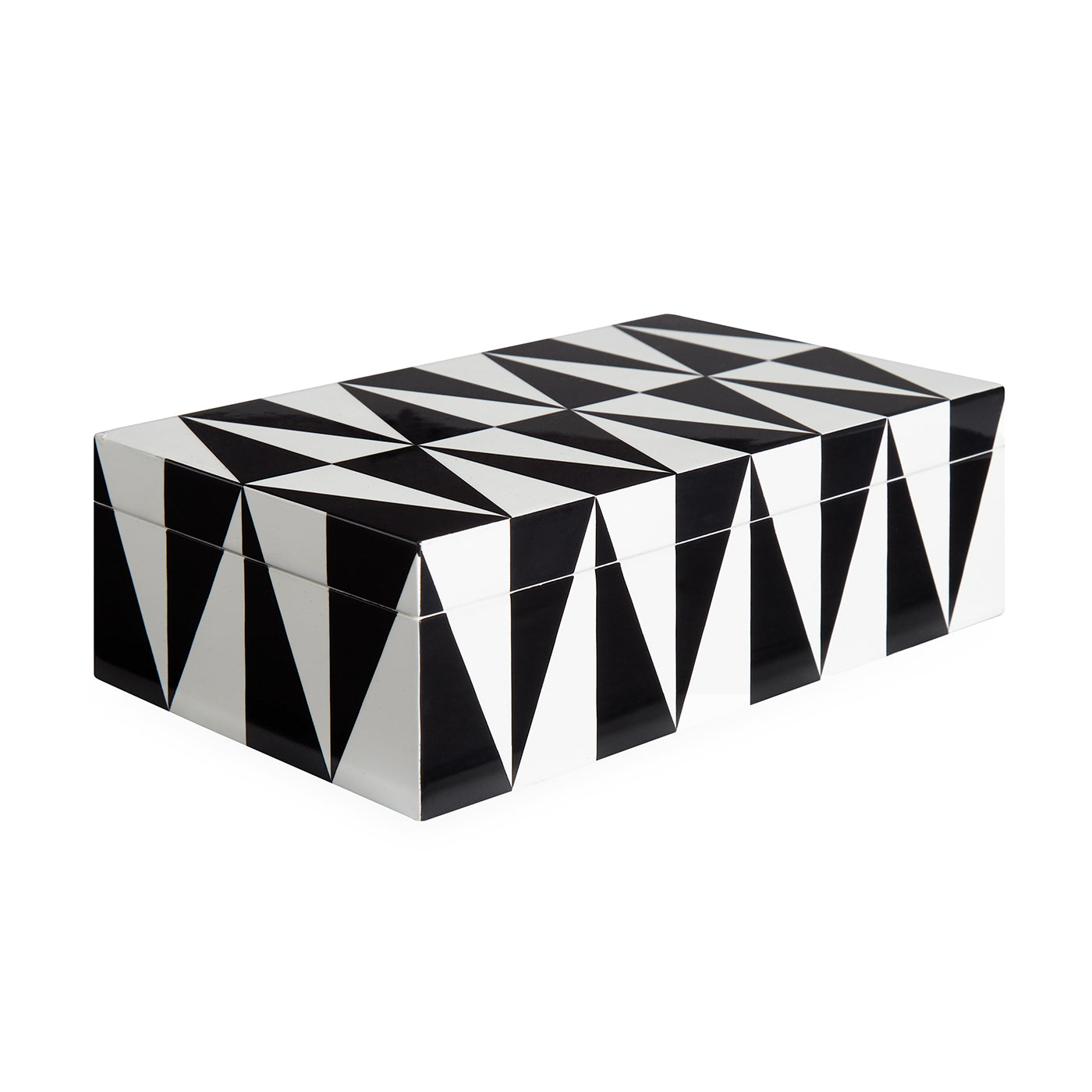 Shop Medium Op Art Lacquer Box | Burke Decor