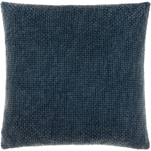 Navy textured pillow best sale