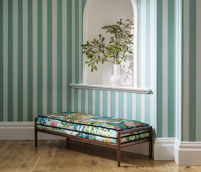 product image for Regency Stripe Flocked Wallpaper 77