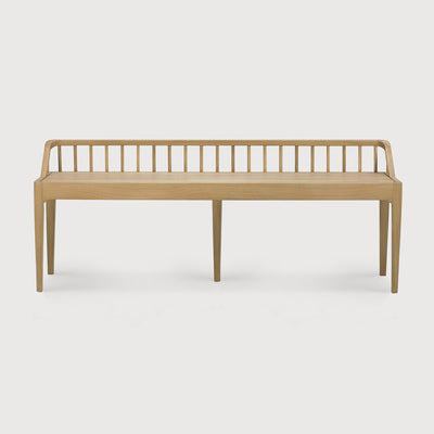 product image for Oak Varnished Spindle Bench 14 20