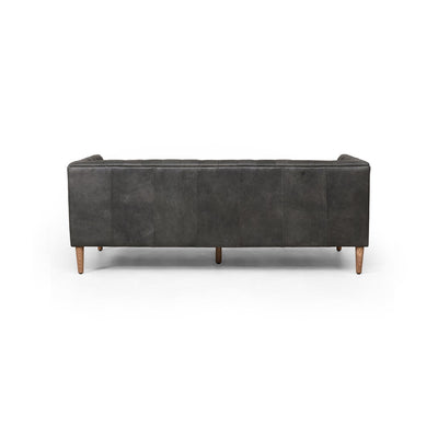 product image for Williams Leather Sofa in Natural Washed Ebony - Open Box 3 95