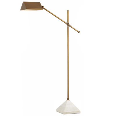 product image for Repertoire Brass Floor Lamp By Currey Company Cc 8000 0134 1 94