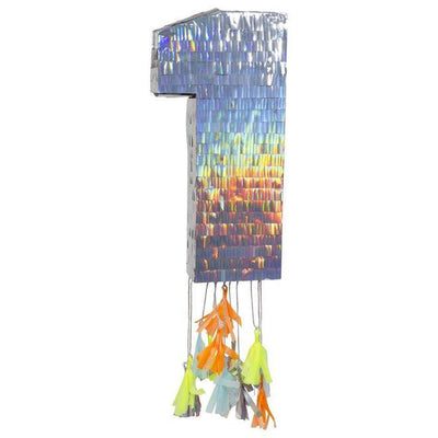 product image for Silver Number Party Piñatas 0-9 36