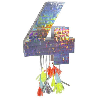 product image for Silver Number Party Piñatas 0-9 19