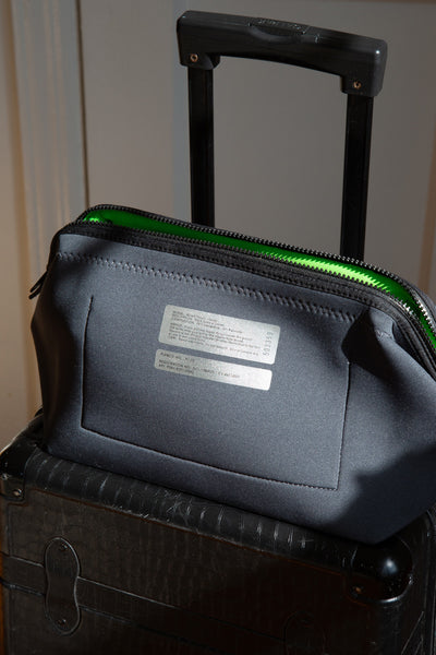 product image for Wired Pouch Large in Dark Gray & Green 32