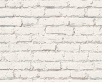 product image for Brick Stone Wallpaper in Grey/White 57