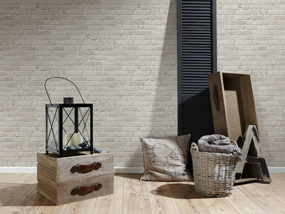 product image for Brick Stone Wallpaper in Grey 31