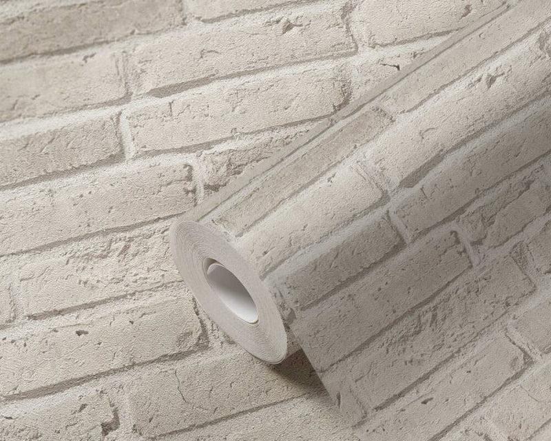 media image for Brick Stone Wallpaper in Grey 286