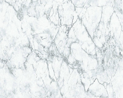 product image of Marble Wallpaper in Grey/White 58