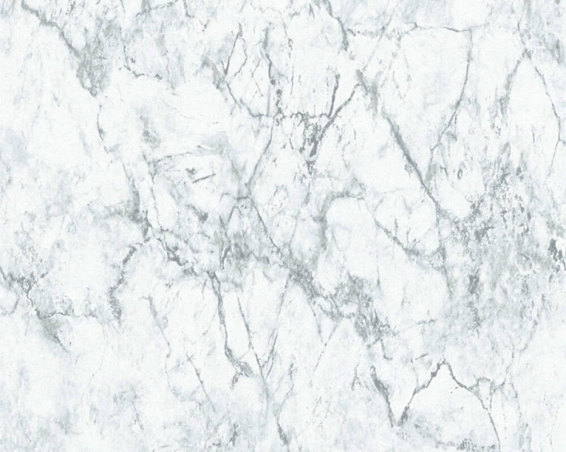 media image for Marble Wallpaper in Grey/White 277