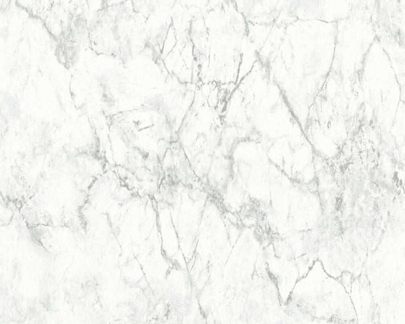 media image for Marble Wallpaper in Soft Grey/White 243