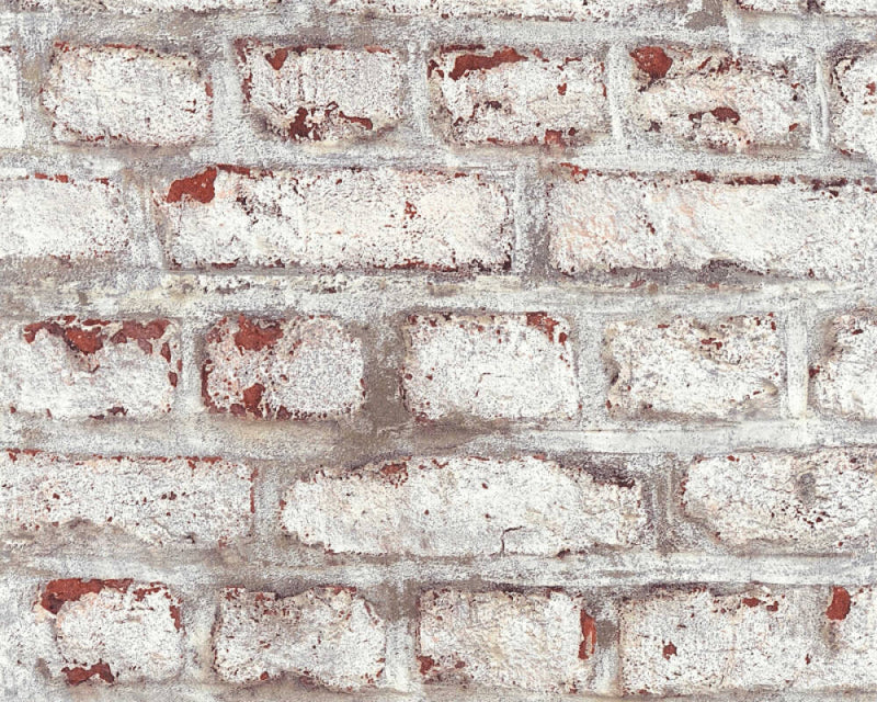 media image for Brick Cottage Wallpaper in Beige/Brown/Cream 241