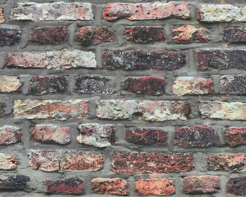 media image for Brick Cottage Wallpaper in Brown/Beige/Grey 273