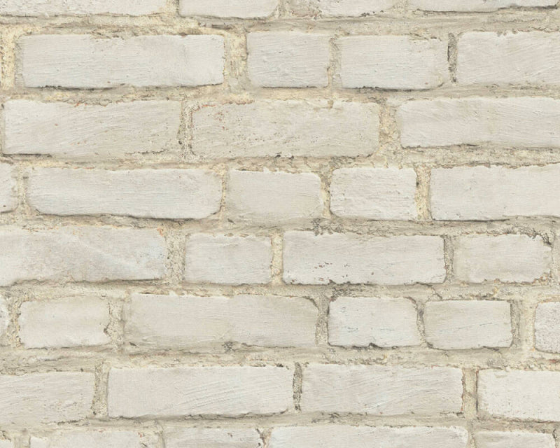 media image for Brick Cottage Wallpaper in Grey/Red/White 215