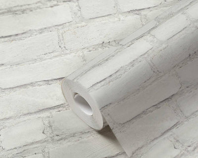 product image for Brick Cottage Wallpaper in Stone/White 78