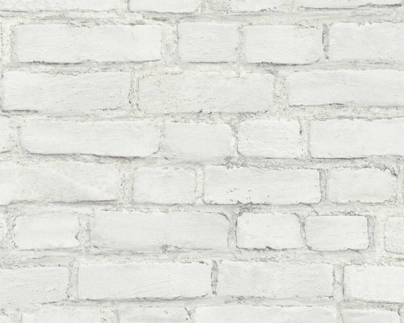 media image for Brick Cottage Wallpaper in Stone/White 292