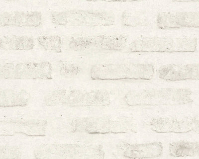 product image of Brick Deco Wallpaper in White/Grey 523