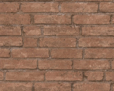 product image for Brick Structures Wallpaper in Brown/Orange 45