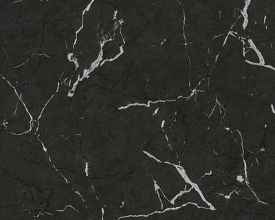 product image of Marble Structures Wallpaper in Black/Grey/Metallic 585