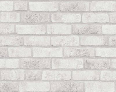 product image for Brick Stone Wallpaper in Cream/White 46