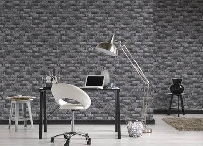 product image for Brick Wallpaper in Grey 66