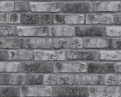 product image of Sample Brick Wallpaper in Grey 563