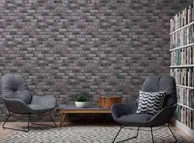 product image for Brick Wallpaper in Grey 14
