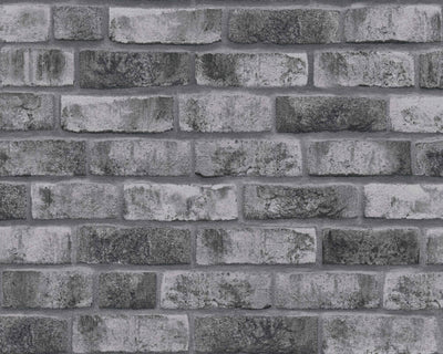 product image of Brick Wallpaper in Grey 550
