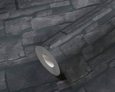 product image for Stone Deco Wallpaper in Black 98