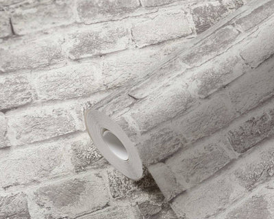 product image for Brick Deco Wallpaper in Grey/White 36