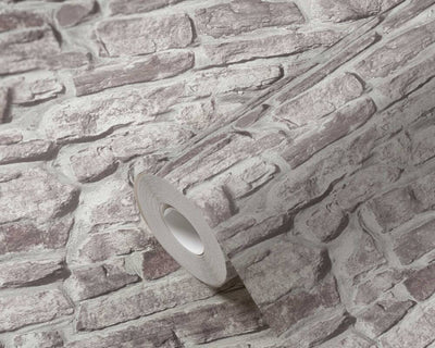 product image for Stone Brick Deco Wallpaper in Grey 98