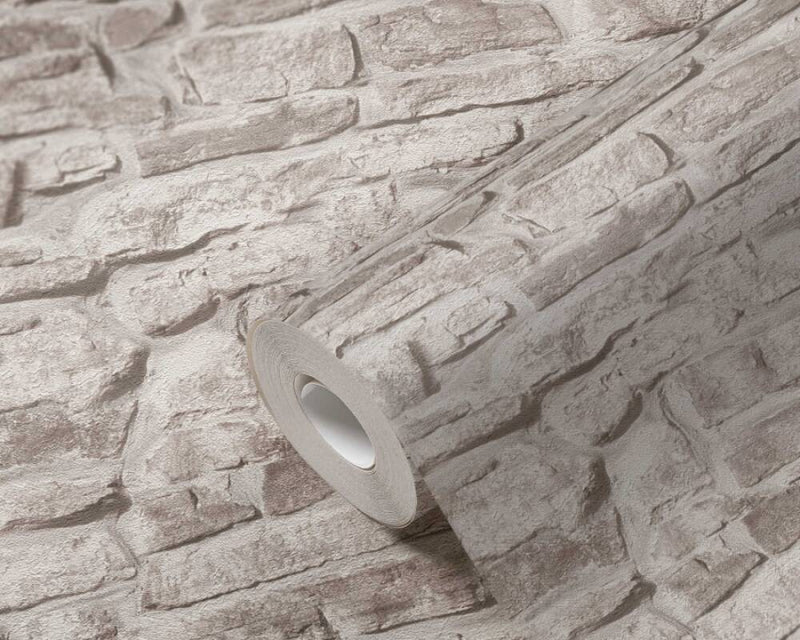 media image for Stone Brick Deco Wallpaper in Beige 231