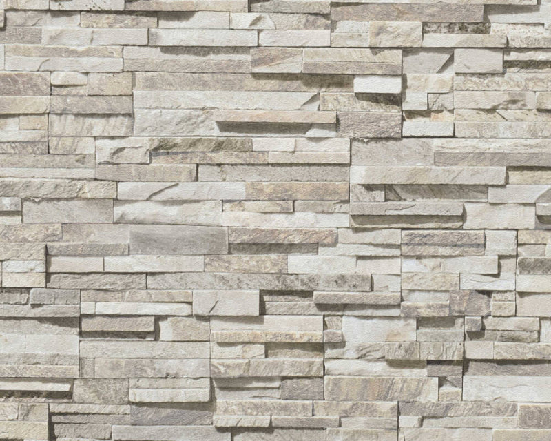 media image for Flat Stone Wallpaper in Beige/Cream 284