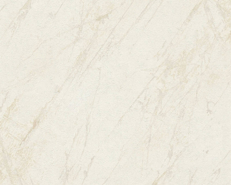 media image for Deco Stone Wallpaper in Ivory/Metallic 284