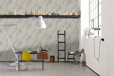 product image for Deco Stone Wallpaper in Gold/Grey 5