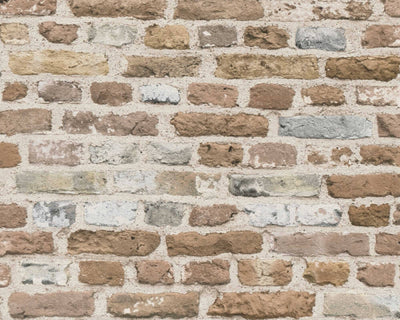 product image for Brick Structures Wallpaper in Beige/Brown 67