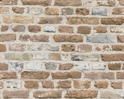 product image of Brick Structures Wallpaper in Beige/Brown 527