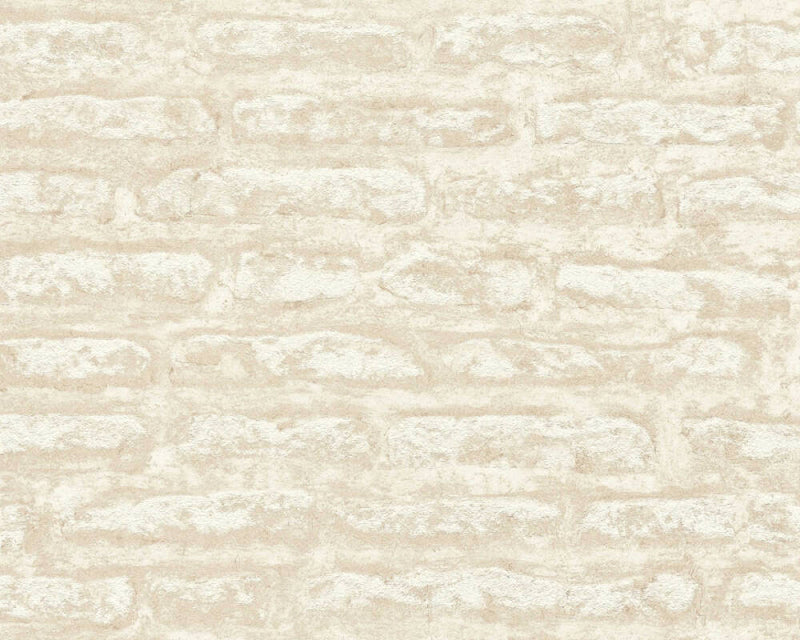 media image for Light Brick Wallpaper in Beige/Cream 240