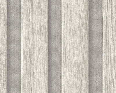 product image for Wood Stripes Wallpaper in Grey 18