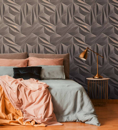 product image for Maha Wall Mural in Grey 37