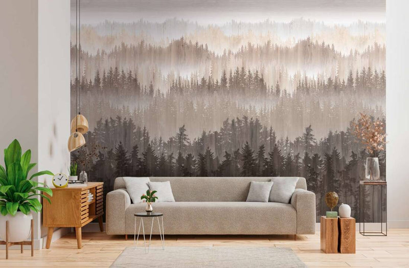 media image for Björn Wall Mural in Beige/Cream 290