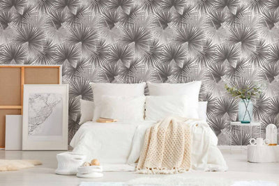 product image for Zoe Botanical Wall Mural in Grey/Beige 77