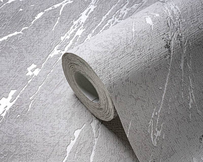 media image for Stone Streak Wallpaper in Grey/Silver 244